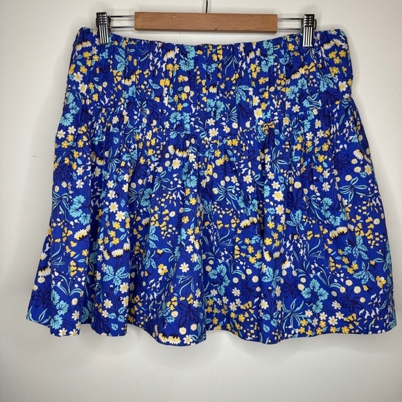 Maeve Blue Floral Skirt Set Size XL - Picture 2 of 9